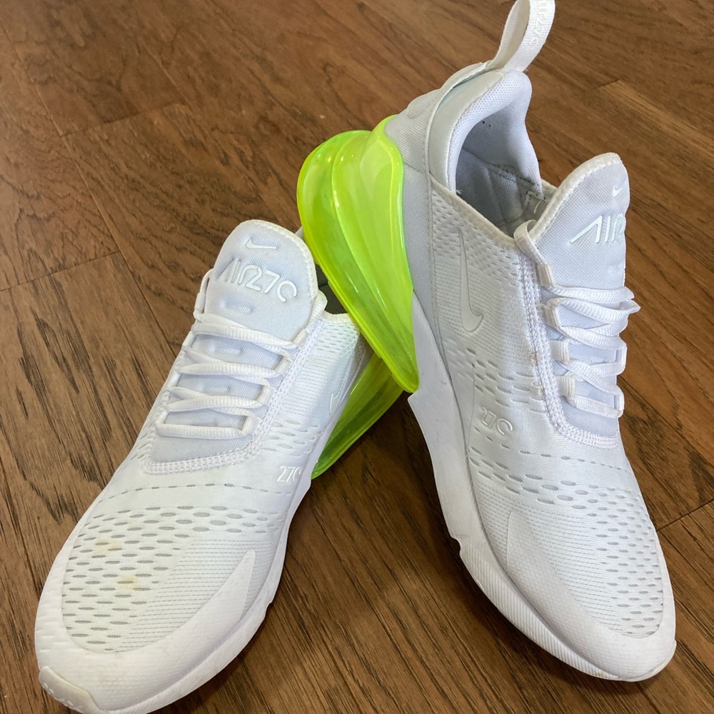 Air Max 270 ‘White Volt’. Limited edition running shoes